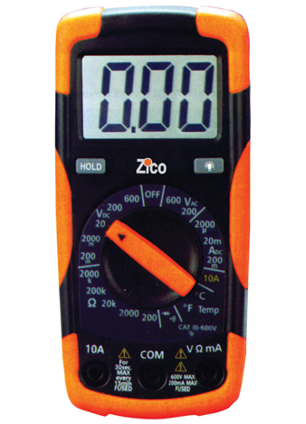 ZI-849 Manual Range DMM +Temp